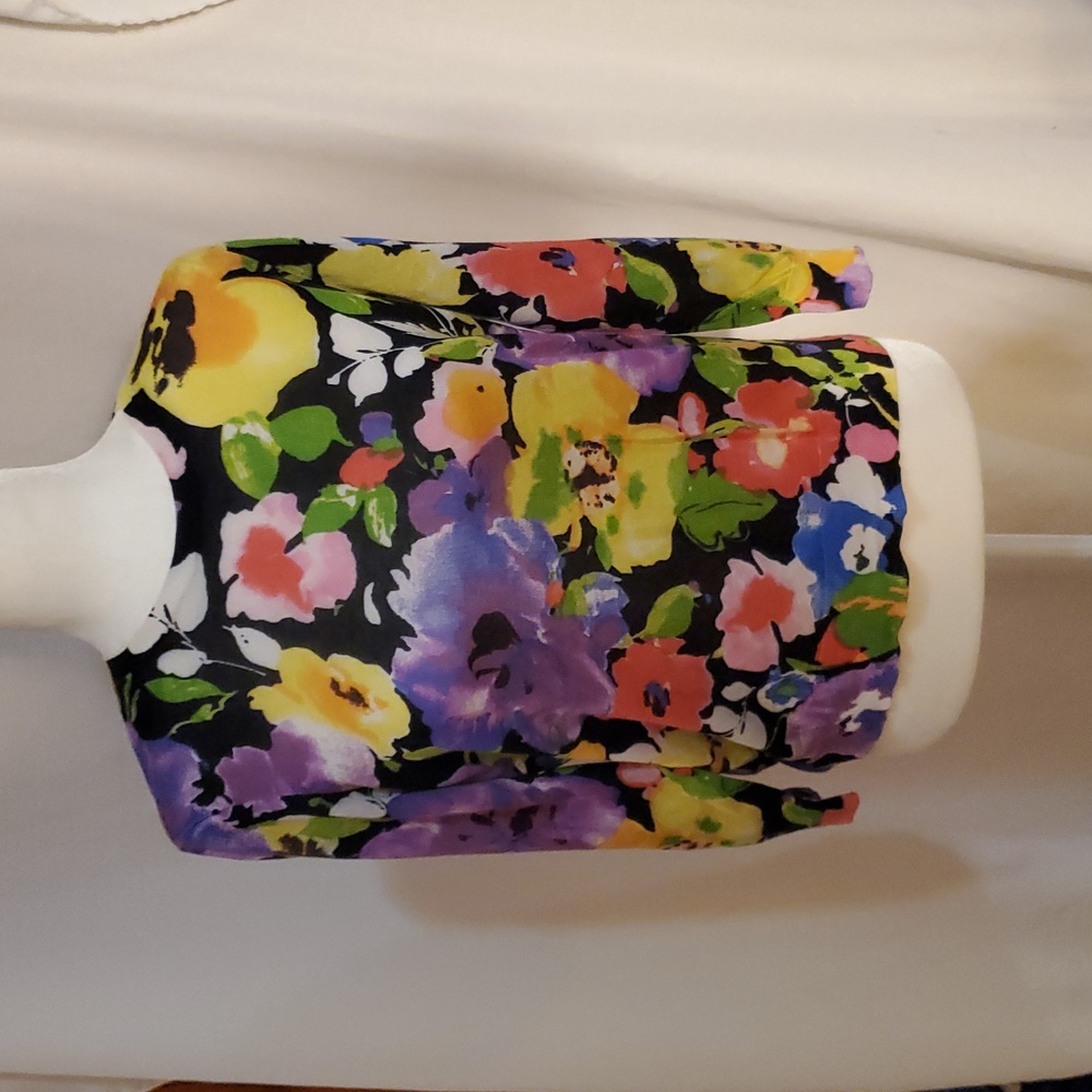 Floral Print Lightweight Sweater